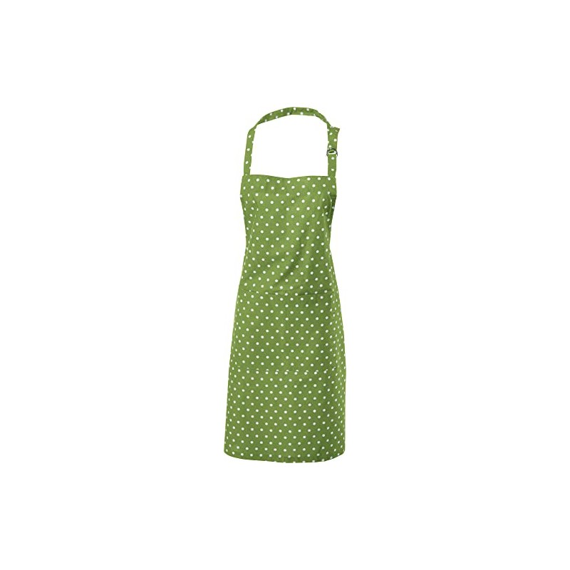 REDBEST Apron Dots 100% Cotton Green Size 75 x 90