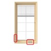 PELLA Casement/Awning Window Hardware Crank, Cover & Lock Lever (White