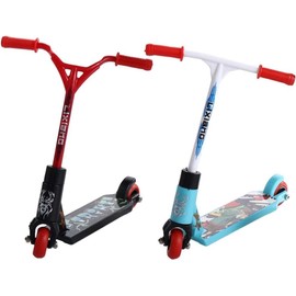 2Pcs Finger Scooter Mini,Mini Scooters Finger Board Accessories,Tiny Trick Scooter for Party Favors,Finger Training,Magic Kits and Accessories,This Product is not Suitable for Children Under 12