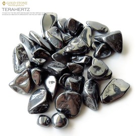 [GOLD STONE] High Purity Terahertz Mineral Rough Stone Polished Polished Power Stone (Medium, 300)