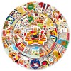 Pack of 50 Spain Stickers Car Laptop Phone Guitar Skateboard