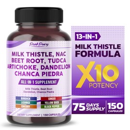 PEAKPURY Milk Thistle NAC Beet Root Artichoke Dandelion - Made in USA