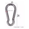 Pacal Bandola Gancho Mosqueton Aluminio Camping Llavero 2 Piezas