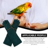 QWLWBU 1 Pair Animal Handling Gloves Bite Proof,Leather Welding Gloves,24.4in