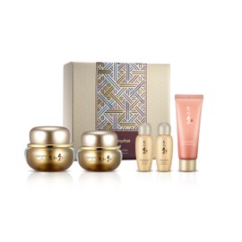 Sooryehan Sooryehan Boyun Luxury Korean Skin Care Gift Set (5.24 fl oz) - Red Ginseng Toner, Emulsion, Cleansing Foam & Moisturizer Cream by LG Beauty