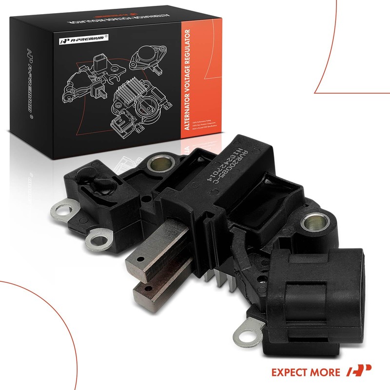 A-Premium Alternator Voltage Regulator Compatible with Nissan Titan 2004-2007, Armada