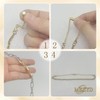 MKCYD Necklace Extender with Magnetic Clasps, Gold and Silver Magnetic