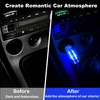 SAMGCHI Car USB Night Lights, Retro Touch Control Car Ambient