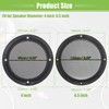 VekAuto Universal 4" 6.5" Car Speaker Mesh Cover Mesh Round