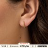 Ana Luisa Huggie Hoop Earrings for Women Trendy - 14K