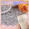 1500Pcs 6mm Resin Rhinestones with 3Pcs 10ml B7000 Jewelry Glue