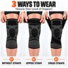 WHLICKS Knee Support for Men/Women with Strap (2 Pack), Sports
