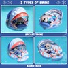 Mambobaby Baby Swim Float with Canopy Non-Inflatable Infant Pool Float