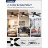 Fanbulous 42inch Ceiling Fan with Light and Remote Modern Flush