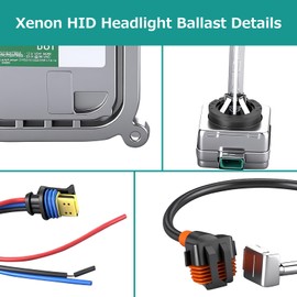 Alikali Xenon HID Headlight Ballast w/Igniter & D3S Bulb fit for Mustang Edge Escape Explorer F150 Flex Taurus 2010-2019 Xenon Headlight Ballast Module Control Unit 8A5Z-13C170-A 7L7Z-13N021-A