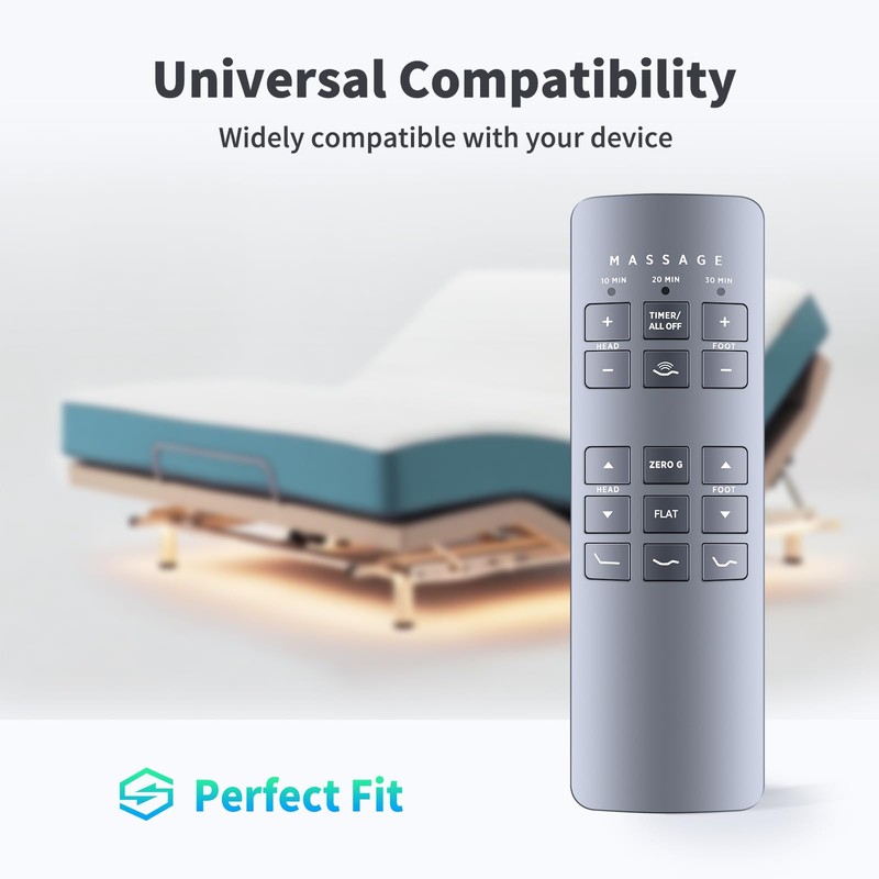Snrigw Replacement Remote Control for BodyLogic Lifestyle & Serta Compatible