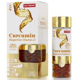 Nutrend Curcumin + Bioperine + Vitamin D, 60 caps