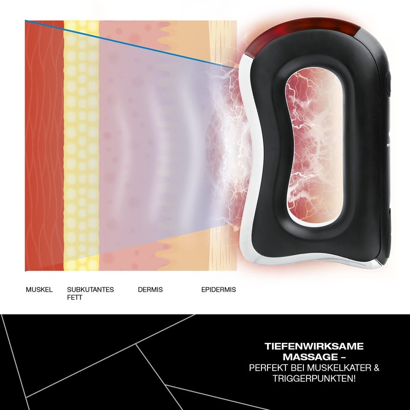 FitEngine EMS Massage Handle with Heat Function | 3 Intensity