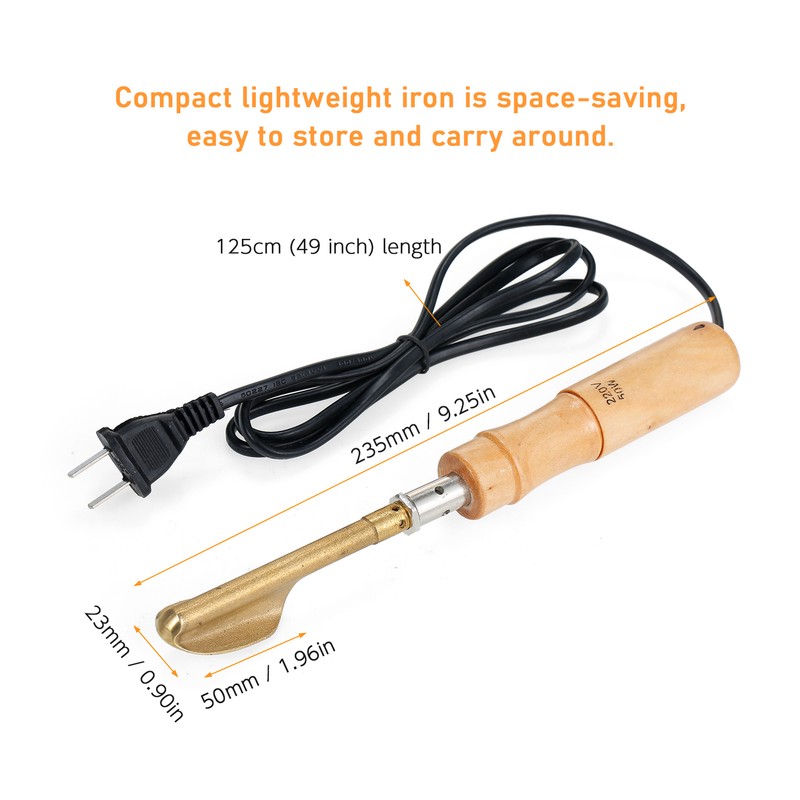 50W 220V Mini Iron Lightweight Portable Electric Iron with 125cm
