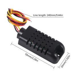 2pcs DHT21 AM2301 High Precision Capacitive Digital Temperature Humidity Sensor Module DHT21 Digital Temperature and Humidity Sensor Modules for Arduino