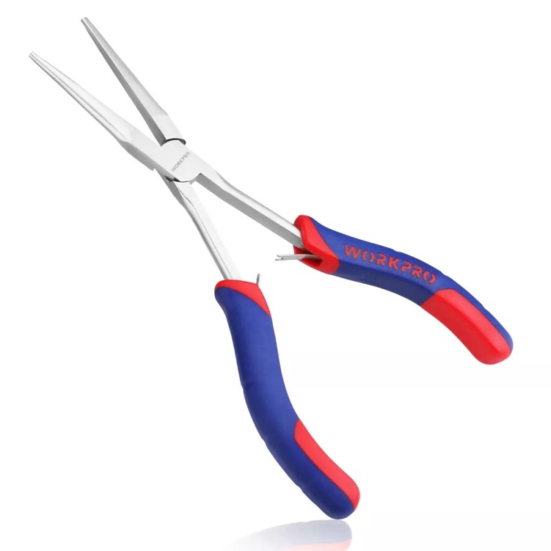 WORKPRO 7-Inch Long Reach Needle Nose Pliers Mini Small Extra