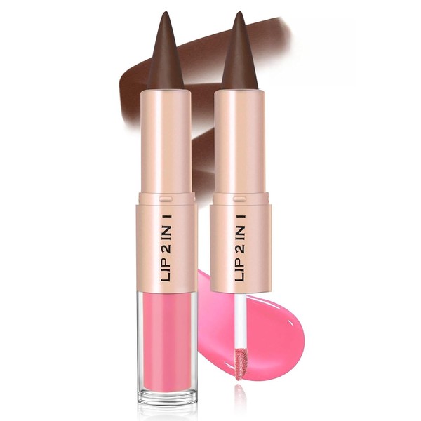 Lip Combo – 2 in 1 Dual-Ended Lip Liner Lipstick