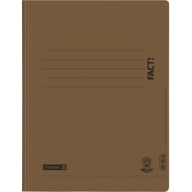 Brunnen FACT! 102010470 File Folder A4 Recycled Cardboard Brown