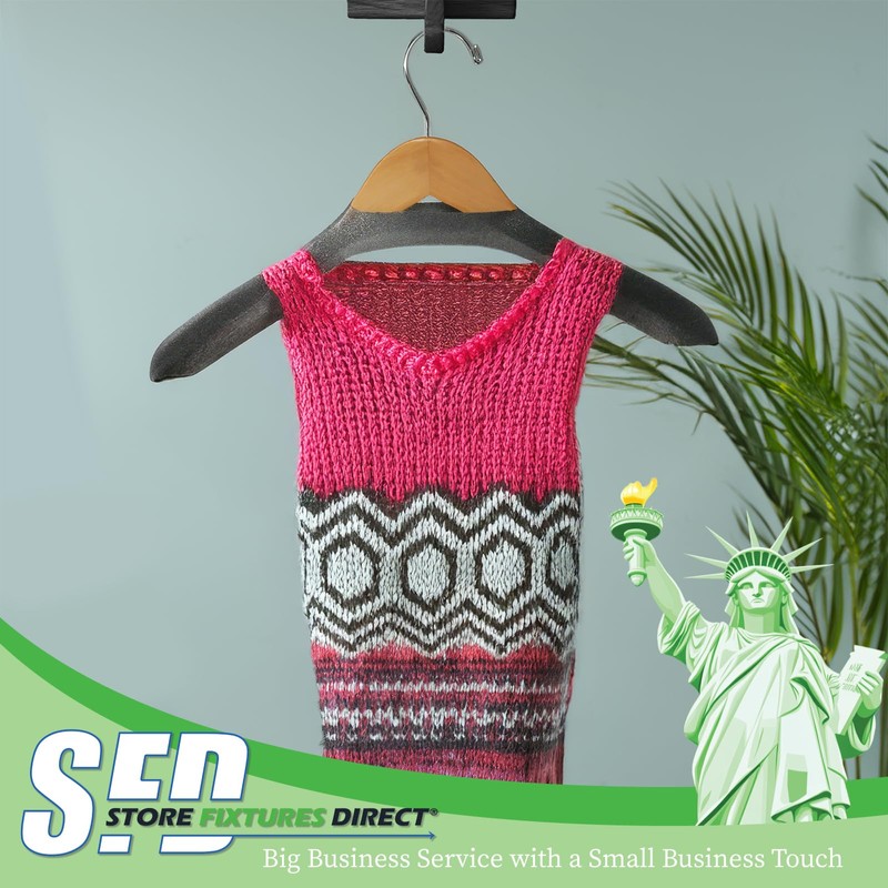 Foam Pad Hanger Covers, Charcoal Grey Foamies, 200 Pack