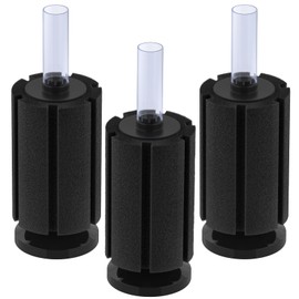 Pawfly Aquarium Bio Sponge Filter Quiet Betta Fry Shrimp and Small Fish Foam Filter for Fish Tanks up to 80 Litre，3 Pack