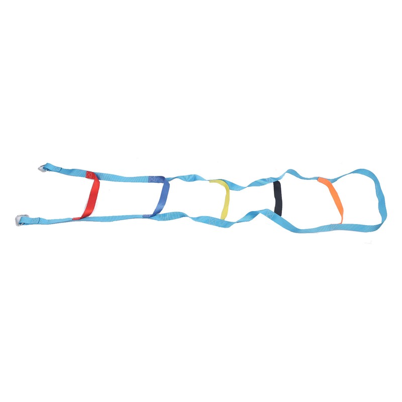 Kids Rope Ladder 6.6ft 6 Steps Colorful Climbing Rope Ladder