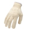 EBLAELEL Safety gloves white cotton bbq heat liners grilling work