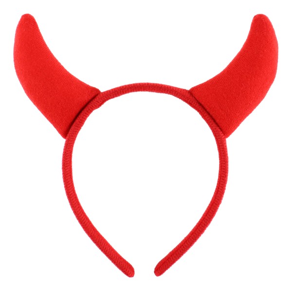 Bonnie Z. Leonardo Halloween Devil Horns Devil Horns Headband Red