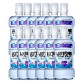 Listerine Total Care Cavity Care Mild 750ml 12 pieces / 리스테린 토탈케어 캐비티케어 마일드 750ml 12개