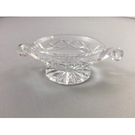 Hand Cut 24% Lead Crystal Scottish Quaish Loving Cup or Potpourri Bowl