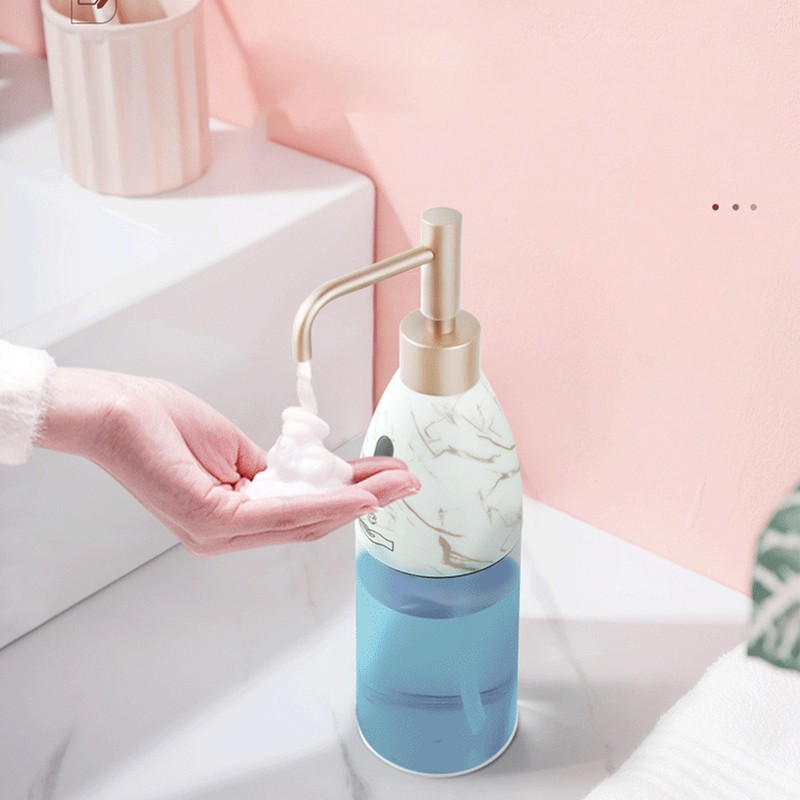 Automatic Foaming Soap Dispenser USB Rechargeable Infrared Sensor Countertop Auto