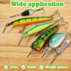25Pcs Fishing Speed Clips for Fishing Lures Quick Change Fishing