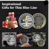 Police Patron Saint Michael Challenge Coins (Police Patron Saint Thin