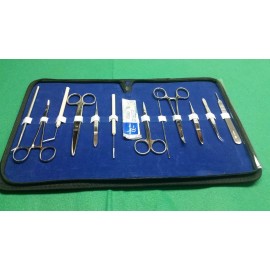 CynaMed USA NEW 22 PCS MEDICAL STUDENT DISSECTING DISSECTION KIT WITH SCALPEL BLADES #11