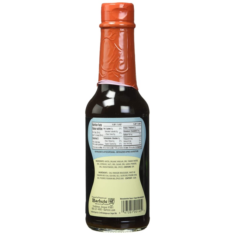 Suzie’s Organics, Organic Worcestershire Sauce, 296ml
