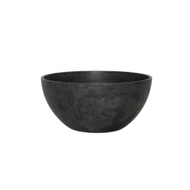 Ivyline Artstone 107856 Bowl 25x12cm - Fiona Black