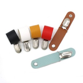 Rainify PU Leather Hat Clip for Travel, Luggage, and Outdoor - Multifunctional Duckbill Hat Companion, L