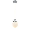 Innovations 916-1P-PC-G201-6 Transitional One Light Mini Pendant from Ballston Collection