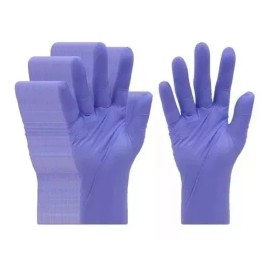 supplymaster Guantes De Nitrilo Libre De Latex 100 Pz Indigo Medianos