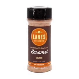 Lane's Chocolate Sea-Salt Caramel Seasoning – Delicious Dessert Seasoning | Chocolate Donut Seasoning | Sweet and Slightly Salty | All Natural | No MSG | No Preservatives | Made in the USA | 4.6 oz