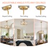 Majhoiw Modern Gold Chandeliers for Dining Room Over Table, Farmhouse