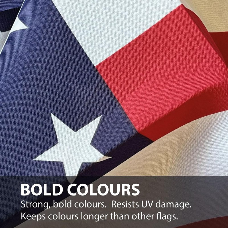 NWFlags Outdoor Heavy USA Flag 5ft x 3ft 110d Polyester