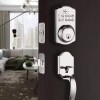 DEFIANT Electronic Deadbolt, Keyless Door Entry Biometric Fingerprint Keypad