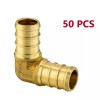 EFIELD 50 PCS 1/2" PEX ELBOW - NSF CERTIFIED BRASS