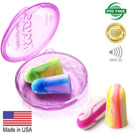 MOLDEX Soft Foam Earplugs Softies® Ear Plugs for Sleeping, Snoring, Work, Travel, Shooting -33dB Highest NRR Made in USA (Bottle Pack, 60 Pairs)