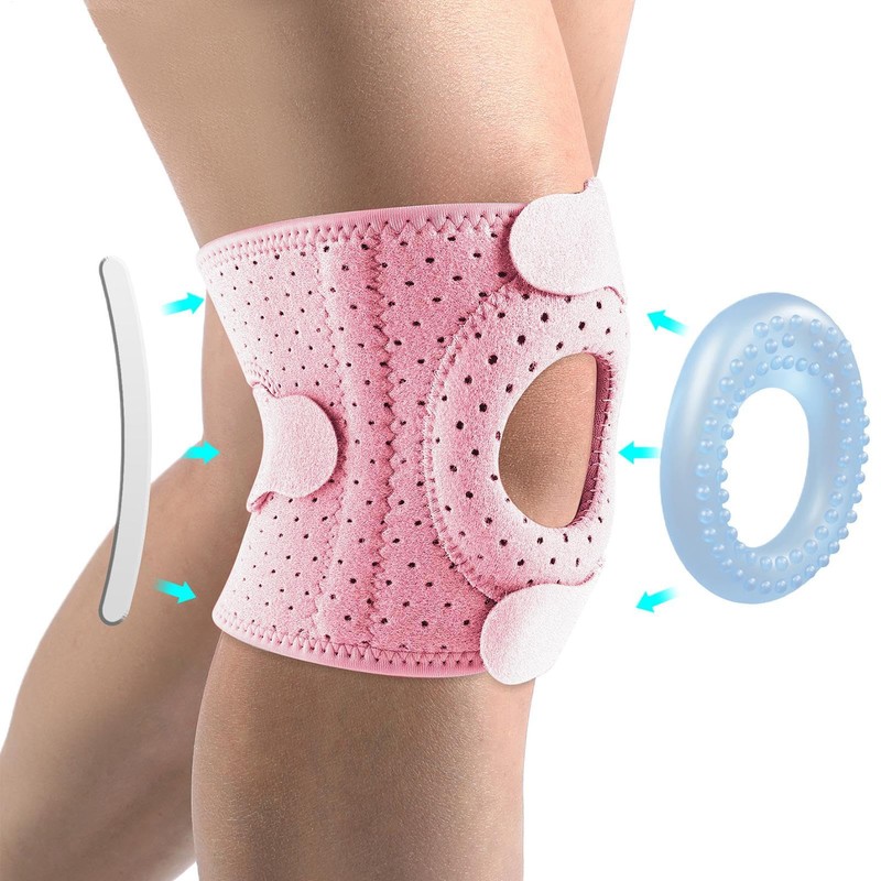 Volleyball Knee Pads - Knee Sleeves For Men - Adjustable